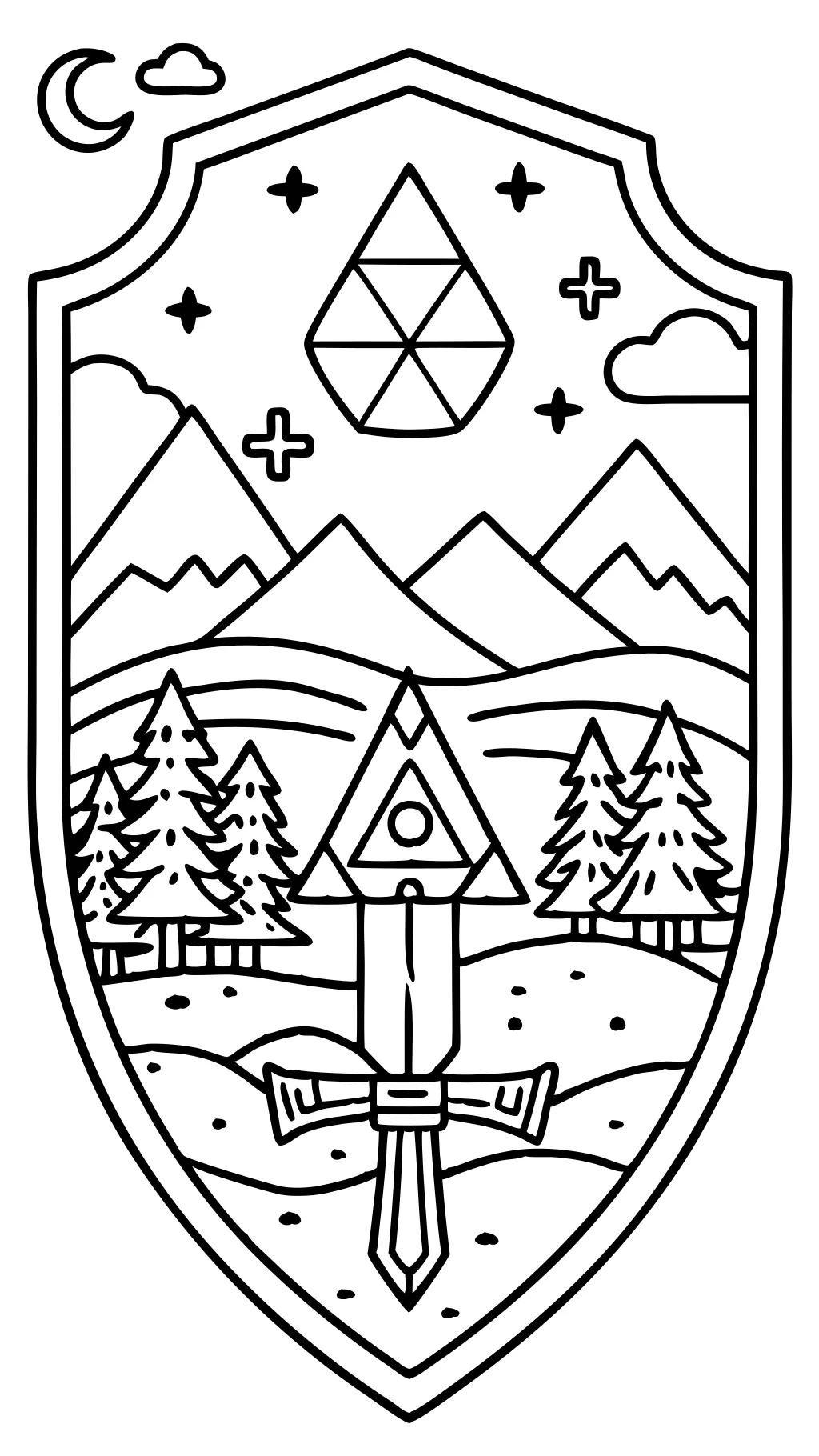 coloring pages legend of zelda